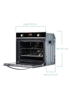 Horno a gas natural Avera HE01LP capacidad 58 L