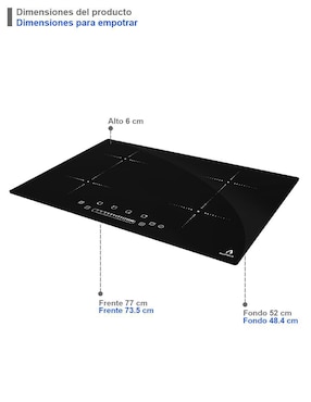 Campana de pared Supra PISTOYA de acero inoxidable