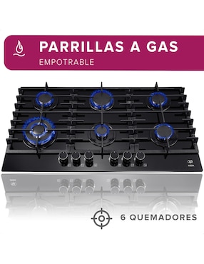 Parrilla a gas lp empotrable Avera
