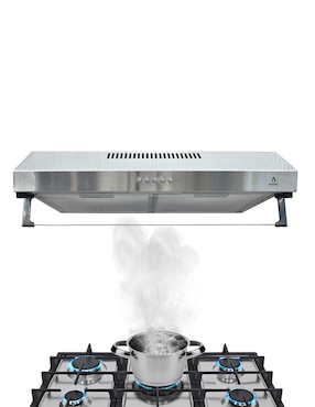 Campana de pared Supra NUBE A-76 de acero inoxidable