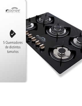 Parrilla a gas lp empotrable Ecocinare