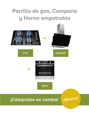 Parrilla a gas lp empotrable Avera