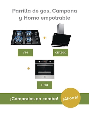 Parrilla a gas lp empotrable Avera