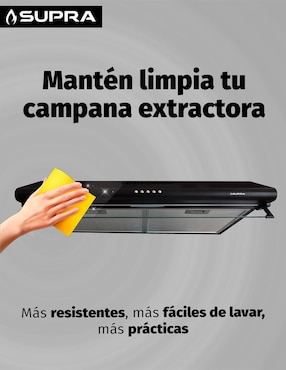Campana de pared Supra CB-76-BLACK de acero
