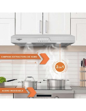 Campana de pared Gutstark mkz-campa760mgri de acero inoxidable