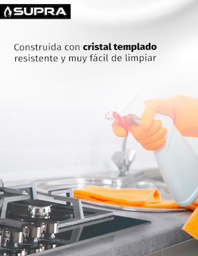 Parrilla a gas lp empotrable Supra