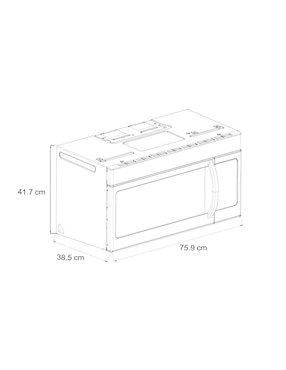 Horno de microondas convencional Teka modelo MLH845SS