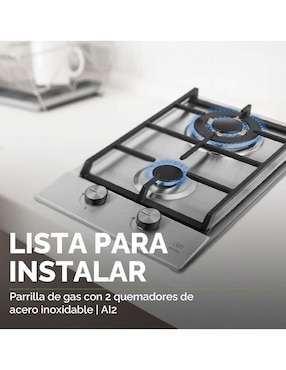Parrilla a gas lp empotrable Avera
