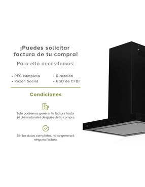 Campana de isla Avera CEN76C de acero inoxidable
