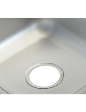 Tarja de acero inoxidable Eb Técnica con escurridor izquierdo M101