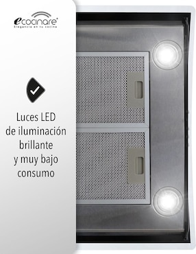 Campana de pared Ecocinare CAMP-01 de acero inoxidable