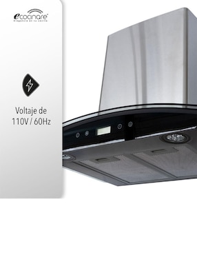 Campana de pared Ecocinare CAMP-02 de acero inoxidable