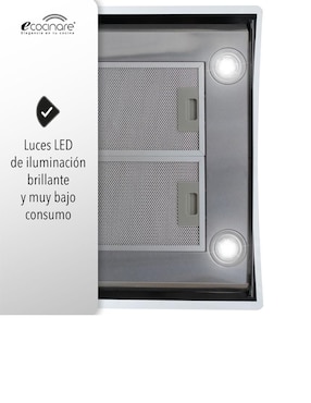 Campana de pared Ecocinare CAMP-02 de acero inoxidable