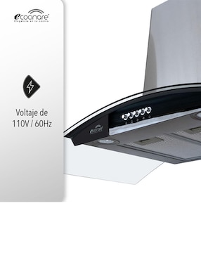 Campana de pared Ecocinare CAMP-03 de acero inoxidable