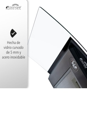 Campana de pared Ecocinare CAMP-03 de acero inoxidable