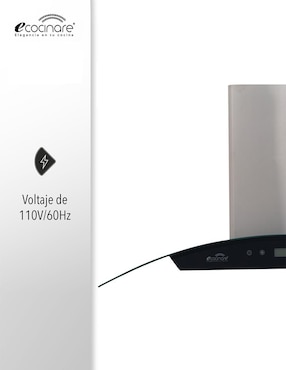 Campana de pared Ecocinare CAMP-04 de acero inoxidable