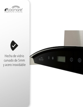 Campana de pared Ecocinare CAMP-04 de acero inoxidable