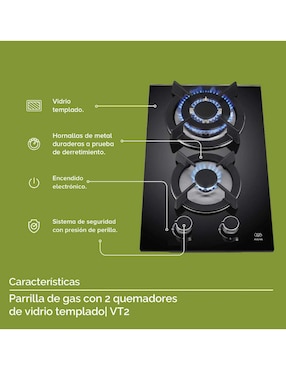 Parrilla multigas empotrable Avera