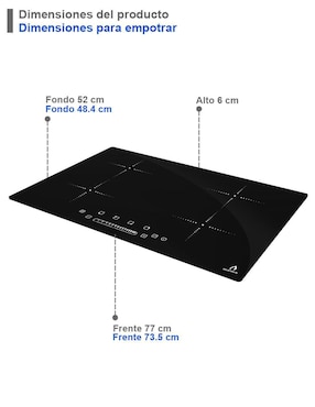 Campana de pared Supra POTISANO de acero inoxidable