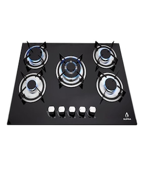 Combo campana de cocina Supra ROTWAND de cristal templado