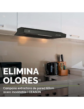 Campana de pared Avera CEA60N de acero inoxidable