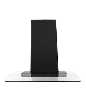 Campana de isla Supra CI-76 BLACK de acero inoxidable