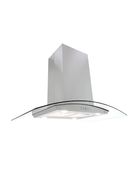 Campana de isla Supra CI-76 de acero inoxidable