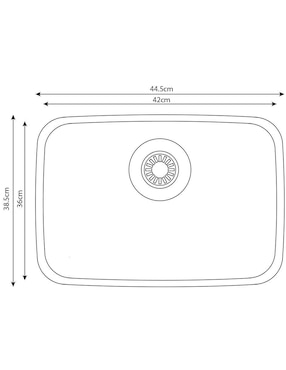 Fregadero de acero inoxidable Eb Técnica A18168A
