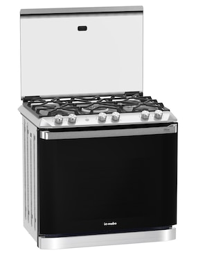 Estufa empotrable a Gas LP Io Mabe Ultimate 79.2 cm IO8061GETSS0 de 5 quemadores