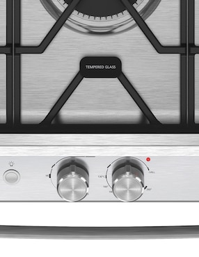 Estufa empotrable a Gas LP Io Mabe Ultimate 79.2 cm IO8061GETSS0 de 5 quemadores