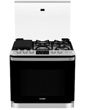 Estufa empotrable a Gas LP Io Mabe 79.2 cm IO8094GETSS0 de 5 quemadores