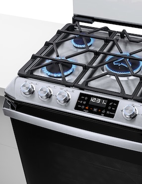Estufa empotrable a Gas LP Io Mabe 79.2 cm IO8094GETSS0 de 5 quemadores