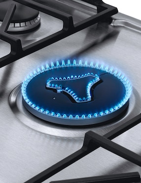 Estufa empotrable a Gas LP Io Mabe 79.2 cm IO8094GETSS0 de 5 quemadores