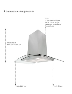 Parrilla a gas lp empotrable Supra
