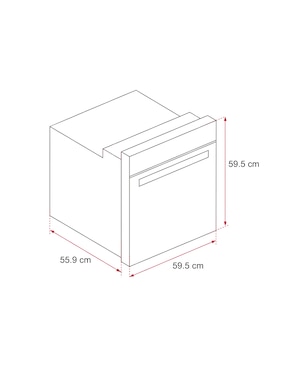 Horno eléctrico Teka HLB 85-G1 P BM MaestroPizza capacidad 70 L