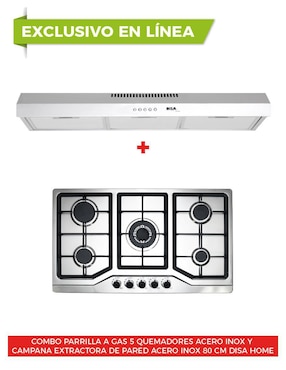 Parrilla a gas lp empotrable Disa Home
