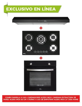 Parrilla a gas lp empotrable Disa Home