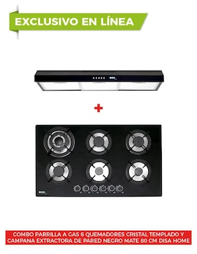 Parrilla a gas lp empotrable Disa Home