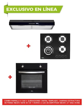 Parrilla a gas lp empotrable Disa Home