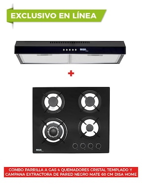 Parrilla a gas lp empotrable Disa Home
