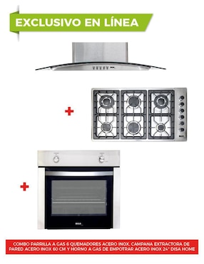 Parrilla a gas lp empotrable Disa Home