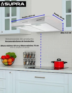 Campana de pared Supra CIELO 50-A de acero
