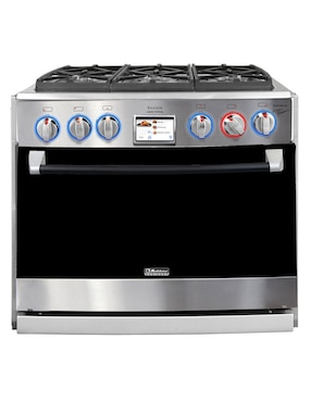 Estufa empotrable a gas natural/lp Koblenz 76 cm KZ.EST.TOULUSE.FRYER. de 6 quemadores