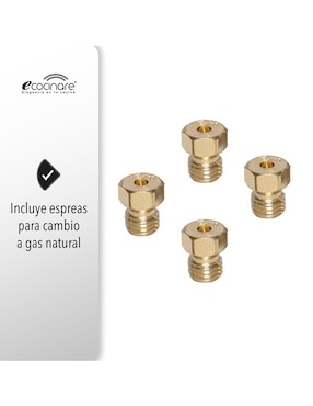 Parrilla a gas lp empotrable Ecocinare