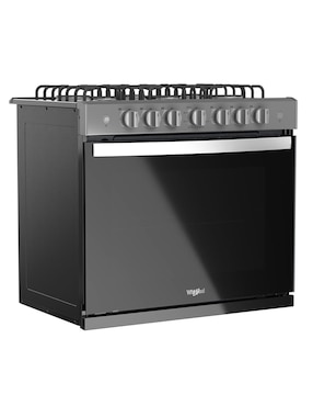 Estufa empotrable a Gas LP Whirlpool 76 cm WER2000B de 6 quemadores