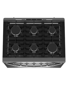 Estufa empotrable a Gas LP Whirlpool 76 cm WER2000B de 6 quemadores