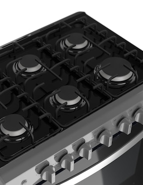 Estufa empotrable a Gas LP Whirlpool 76 cm WER2000B de 6 quemadores