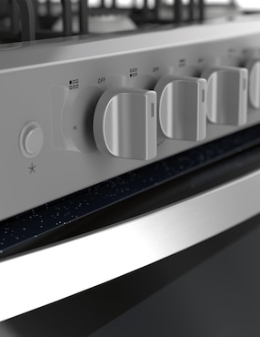 Estufa empotrable a Gas LP Whirlpool 76 cm WER2000B de 6 quemadores