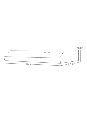 Campana de pared Samsung NK30B3000US/AX de acero inoxidable