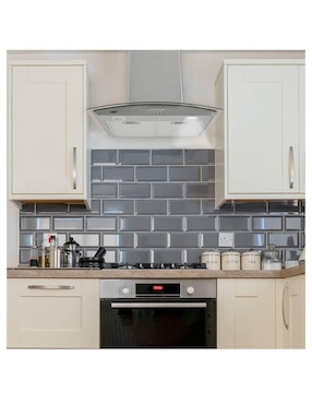 Campana de pared Houzer MKZ-CAMPA600MGRI-2 de vidrio